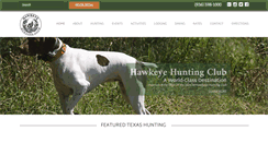 Desktop Screenshot of hawkeyehunting.com